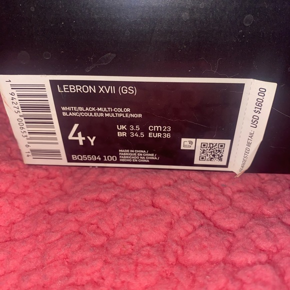 Lebron XVII GS 4Y - Picture 6 of 6